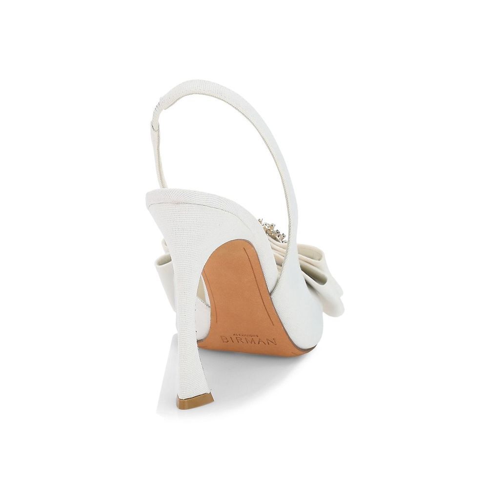 Alexandre Birman Madeline Embellished Bridal Slingbacks - Picture 2 of 15